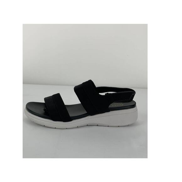 Bata Comfit Anatomic Natural Fit Strap On Sandal Black Womens Size 37 - Picture 1 of 9